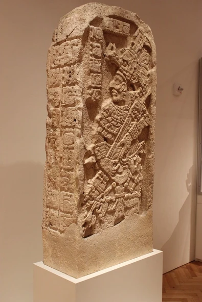 Geç Klasik Maya'dan Stela, Chicago Sanat Enstitüsü'nde (Plastik Aparattır!!!)