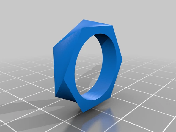 Byr Altıgen Yüzük (Plastik Aparattır!!!) 3D - Resim 3