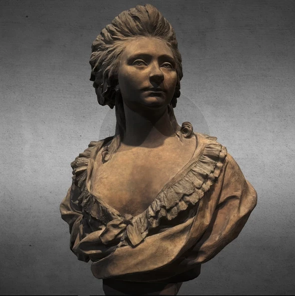 Angélique d'Hannetaire'in büstü (Plastik Aparattır!!!)