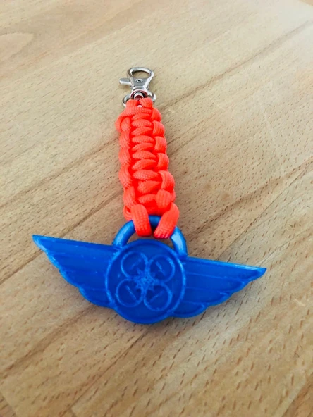 Paracord Anahtarlık için Drone Pilot Kanatları (Plastik Aparattır!!!)