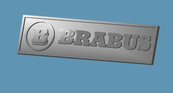 Brabus Logo Plakası (Plastik Aparattır!!!)