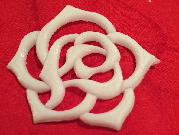 Byr Çiçek kolye (Plastik Aparattır!!!) 3D - Resim 5