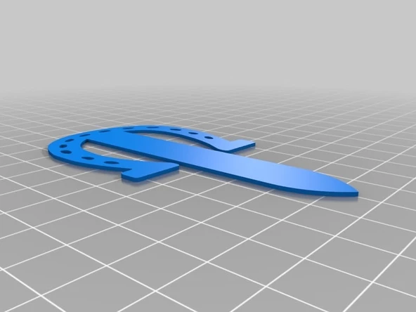 Byr Yer İşareti - At Ayakkabı (Plastik Aparattır!!!) 3D ürün görseli 1