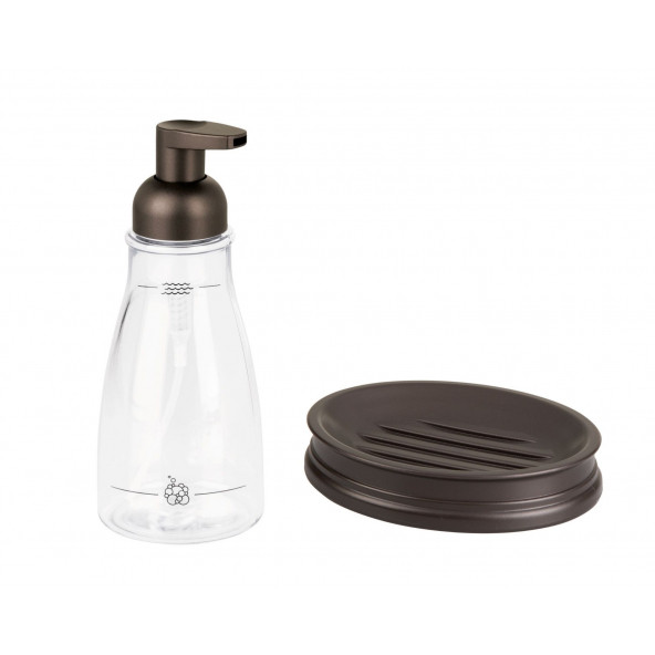 SIA ZBOSP-C160 SIVI SABUNLUK VE SABUNLUK 2 Lİ BANYO SETİ ABS BRONZ MODEL ürün görseli