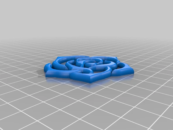 Byr Çiçek kolye (Plastik Aparattır!!!) 3D - Resim 3