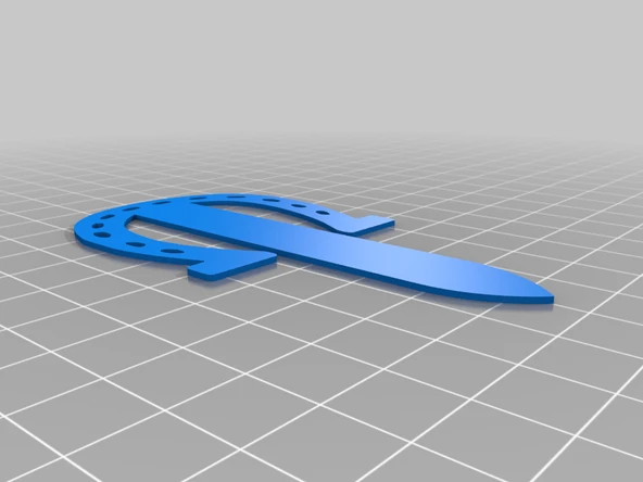 Byr Yer İşareti - At Ayakkabı (Plastik Aparattır!!!) 3D - Resim 2