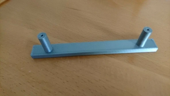 Byr Mutfak dolabı için kapı kolu - 96mm delik aralığı (Sadece Plastik Aparattır!!!) 3D - 4