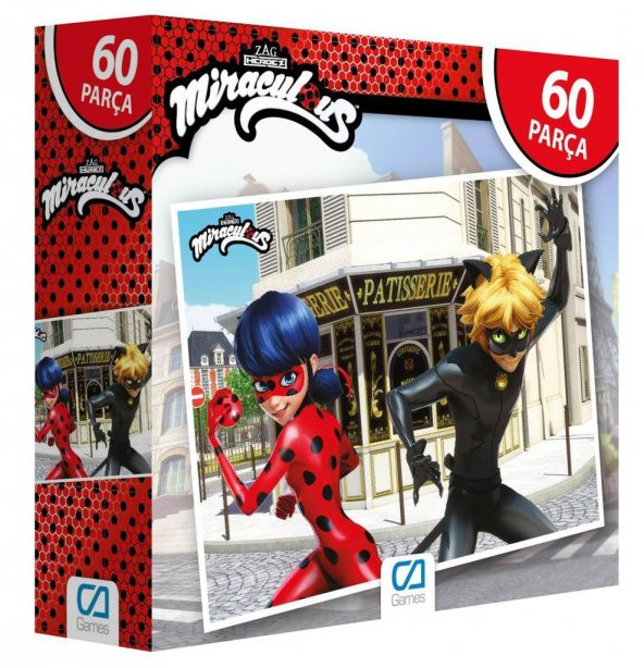 Ca Games Miraculous 60 Parça Puzzle CA.5102