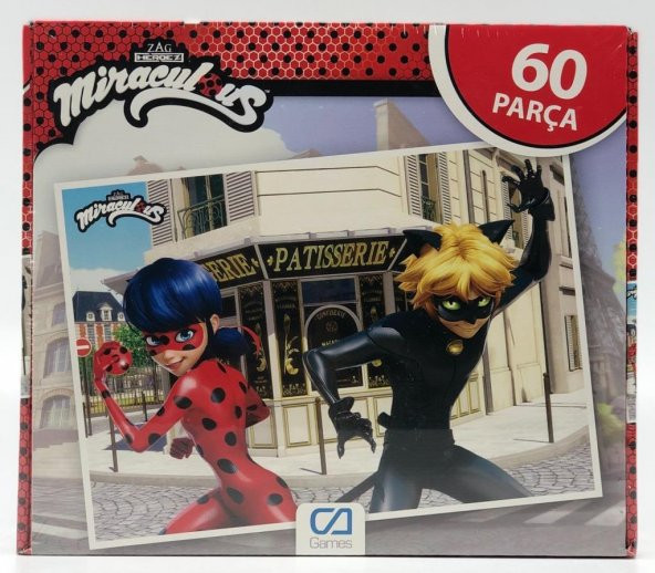 Ca Games Miraculous 60 Parça Puzzle CA.5102 - 2
