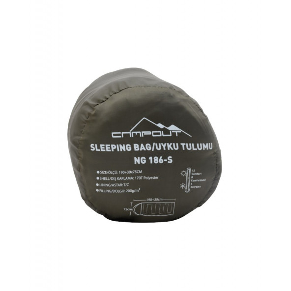 Nurgaz Campout NG 186-S Kamp Uyku Tulumu - 3