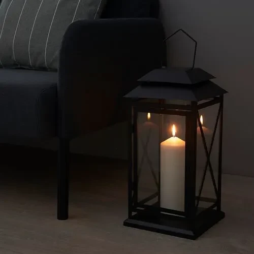 IKEA Fenomen Blok Mum Beyaz 19 Cm 70 saat - 2