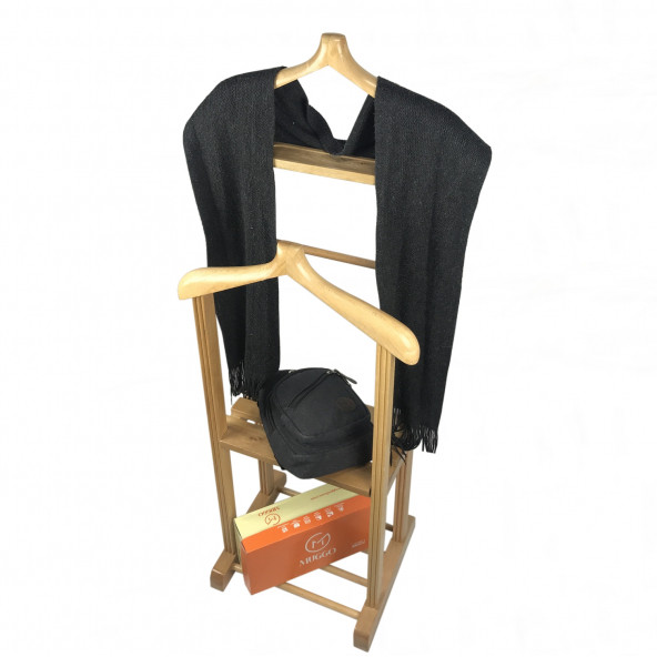 Melada Mobilya Gürgen Çift Tepeli Dilsiz Uşak Ham Cilalı Sehpalı - 4