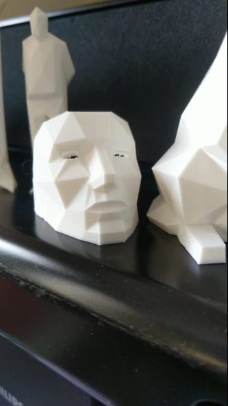 Byr Düşük Poli Maske - Düzleştirilmiş Birleştirme (Plastik Aparattır!!!) 3D - Resim 2