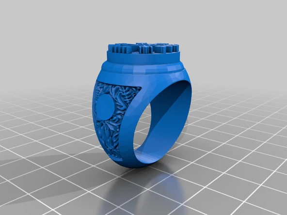 Byr İskandinav Yüzük (Sadece Plastik Aparattır!!!) 3D - Resim 4