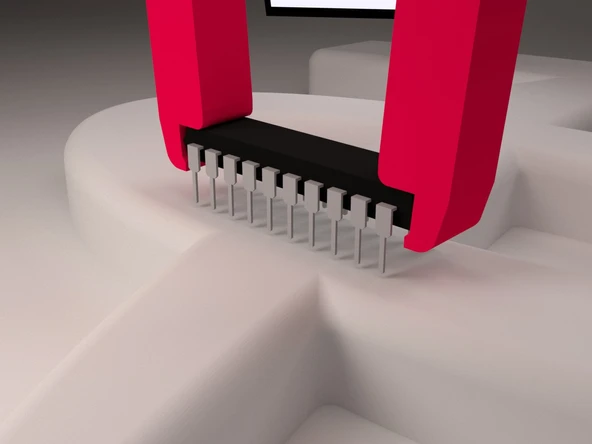 Byr DIY - DIP20 IC temizleme aracı (Sadece Plastik Aparattır!!!) 3D - Resim 4