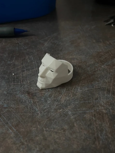 Byr Düşük Poli Maske - Düzleştirilmiş Birleştirme (Plastik Aparattır!!!) 3D - Resim 3