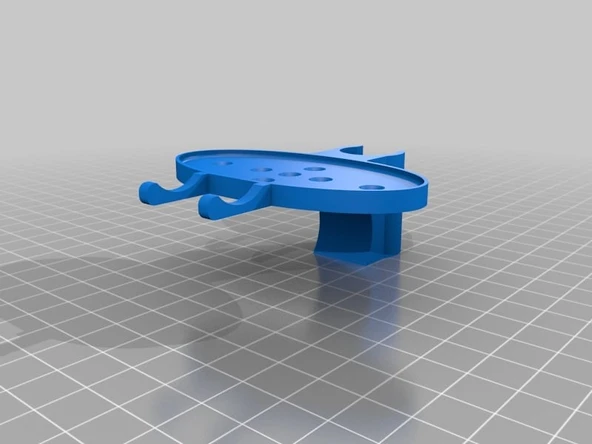 Byr Duş jeli ve tıraş makinesi tutucusu (Sadece Plastik Aparattır!!!) 3D