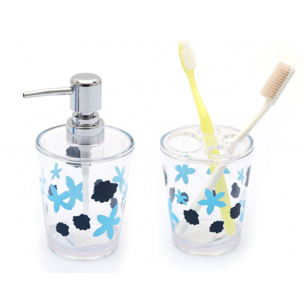 ZBOSP-C179 SIVI SABUNLUK VE DİŞ FIRÇALIK 2 Lİ BANYO SETİ BENEKLİ MODEL - 2