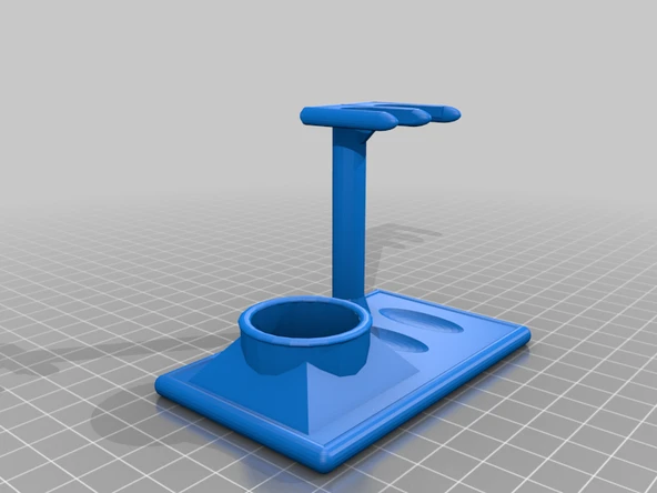 Byr Elektrikli Diş Fırçası standı ve iki kafa için tutucu v2 (Sadece Plastik Aparattır!!!) 3D - 3