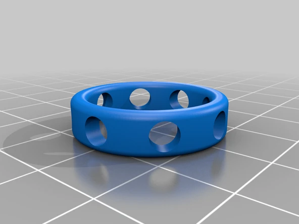 Byr / Dairesel delikli yüzük (Plastik Aparattır!!!) 3D - Resim 2