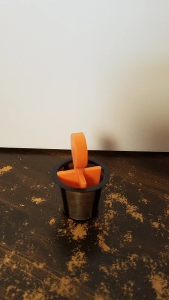 Byr Keurig yeniden kullanılabilir kahve filtresi temizleyici (Plastik Aparattır!!!) 3D - 4