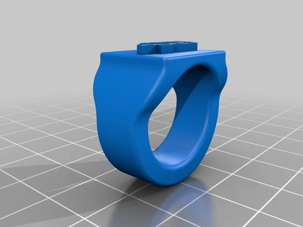 Byr VR46 Valentino Rossi Yüzük (Plastik Aparattır!!!) 3D ürün görseli