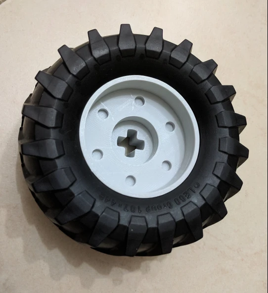 Lego Technic - Özel 3xSize 55982 Tekerlek (Plastik Aparattır!!!) - 3