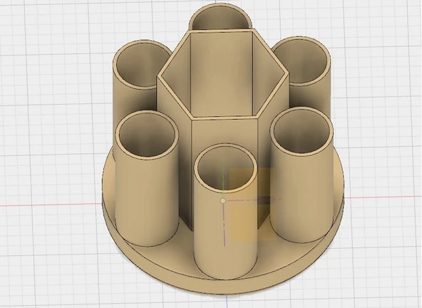 Byr Diş macunu / Diş fırçası tutucusu (Sadece Plastik Aparattır!!!) 3D