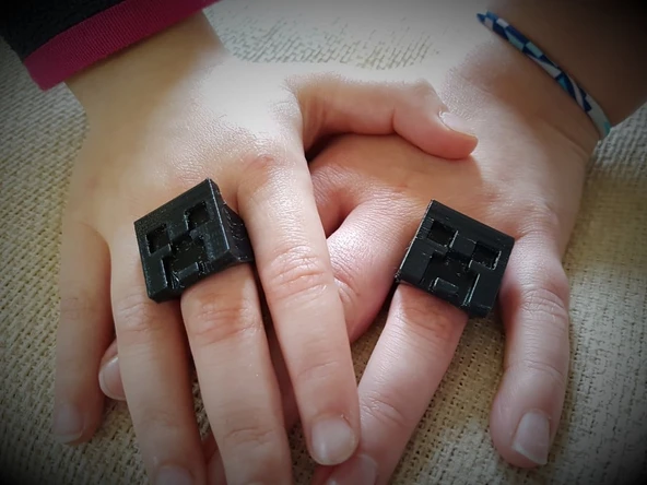 Minecraft Sarmaşık Yüzük (Plastik Aparattır!!!)