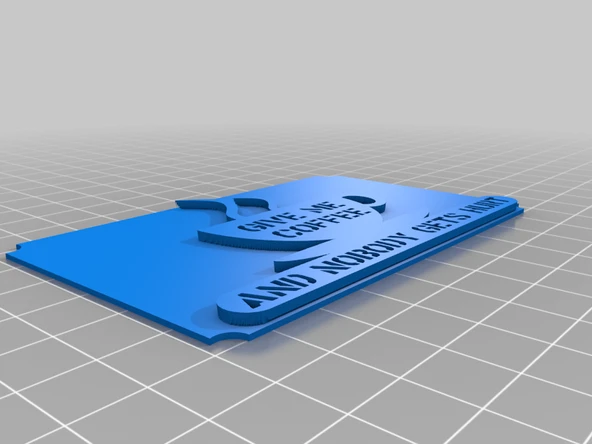 Byr Bana Kahve Plaketini Ver (Plastik Aparattır!!!) 3D - 3
