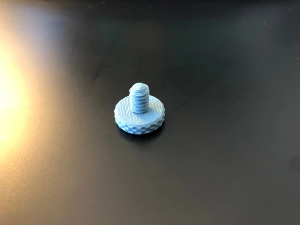 Byr Tırtıllı 1/4-20 Kamera Montaj Vidası (Plastik Aparattır!!!) 3D - 4