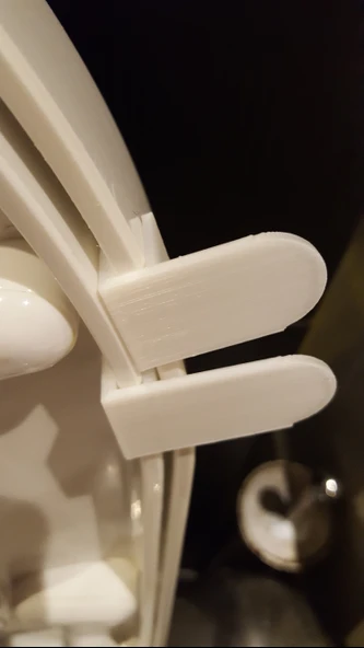 Byr Klozet kapağı tutamak tırnakları çiş veya kaka (Sadece Plastik Aparattır!!!) 3D - 3