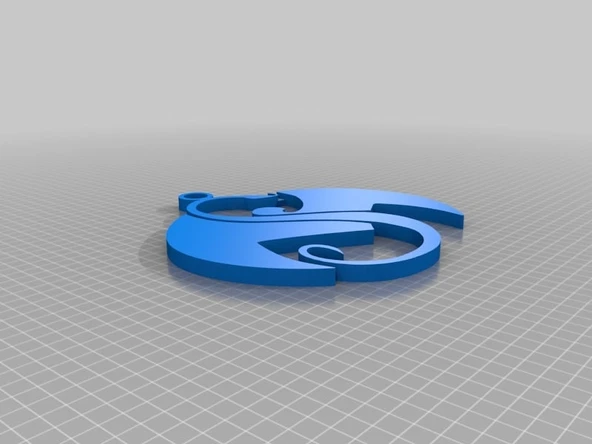 Byr Garip müzik zinciri kolye (Sadece Plastik Aparattır!!!) 3D ürün görseli