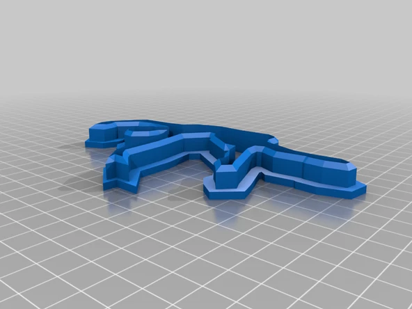 Byr Dans Eden Kız | Blender Çerez Kesici Eklentisi (Sadece Plastik Aparattır!!!) 3D - 2