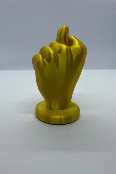 Nah İşareti Dekoratif El Heykeli | Masaüstü 3D Biblo | Modern Ofis ve Ev Süs Eşyası - 9