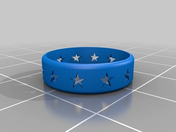 Byr Yıldız Yüzük (Plastik Aparattır!!!) 3D ürün görseli