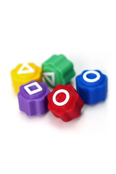 Squid Game Beş Taş - 2 ADET Kutulu ve Bilyeli Model - Renkli Taş Gonggi - 5