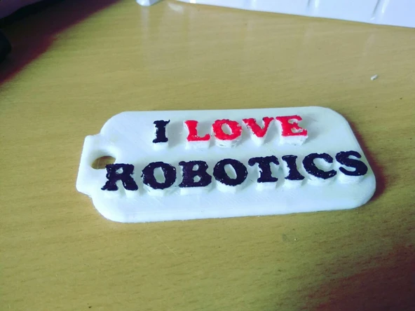 Byr Robotik Anahtarlık (Plastik Aparattır!!!) 3D - Resim 3