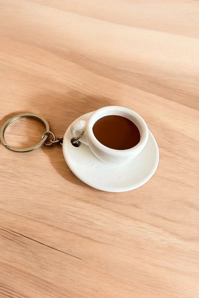 Kahve Fincanı Anahtarlık - Dekoratif Mini Bardak Modeli - 2