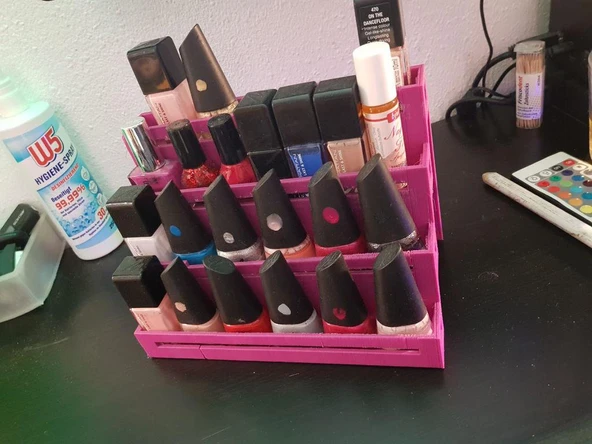 Byr Oje Rafı 8x4=32 (Plastik Aparattır!!!) 3D ürün görseli