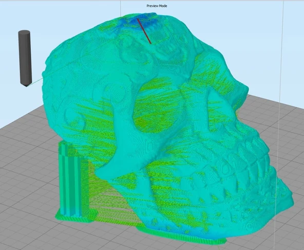 Byr Celtic Kafatası Kolye (Sadece Plastik Aparattır!!!) 3D - Resim 4