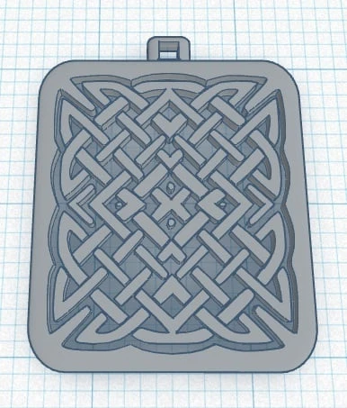Byr Başka bir Celtic Knot Kolye veya Anahtarlık (Plastik Aparattır!!!) 3D ürün görseli 1