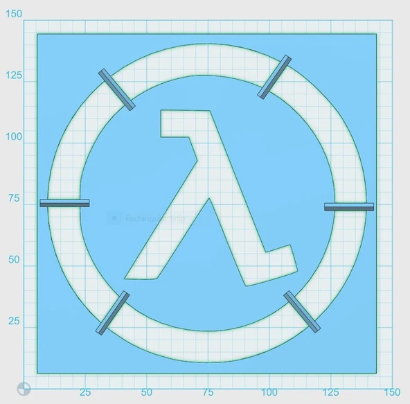 Byr Lambda Logolu Sprey Maske (Sadece Plastik Aparattır!!!) 3D - Resim 2