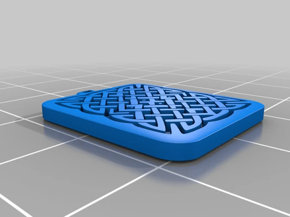 Byr Başka bir Celtic Knot Kolye veya Anahtarlık (Plastik Aparattır!!!) 3D - Resim 4