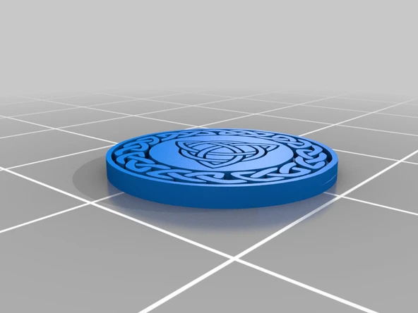 Byr Celtic Knot Kolye veya Anahtarlık (Plastik Aparattır!!!) 3D - Resim 3