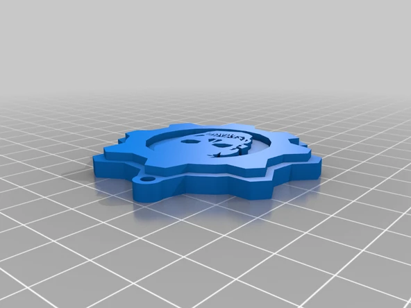 Byr Gears of War Anahtarlık / Kolye Ucu (Sadece Plastik Aparattır!!!) 3D - Resim 3