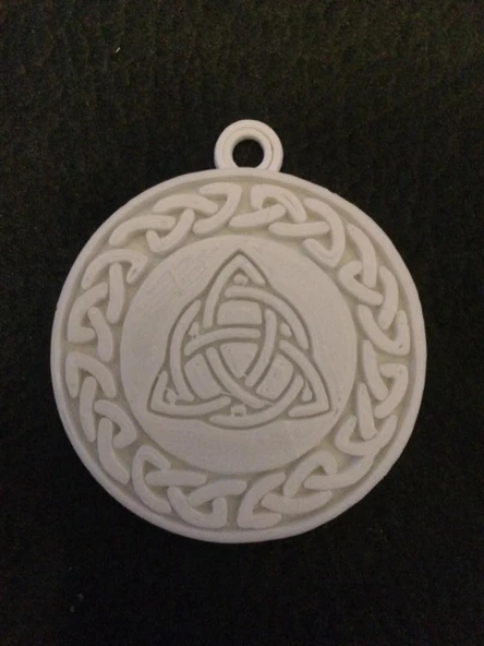 Byr Celtic Knot Kolye veya Anahtarlık (Plastik Aparattır!!!) 3D - Resim 4