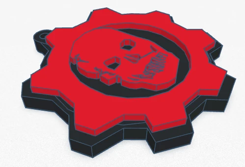 Byr Gears of War Anahtarlık / Kolye Ucu (Sadece Plastik Aparattır!!!) 3D - Resim 4