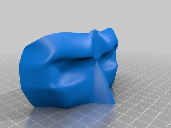 Byr Çocuklar Batman Maskesi (Sadece Plastik Aparattır!!!) 3D - 1