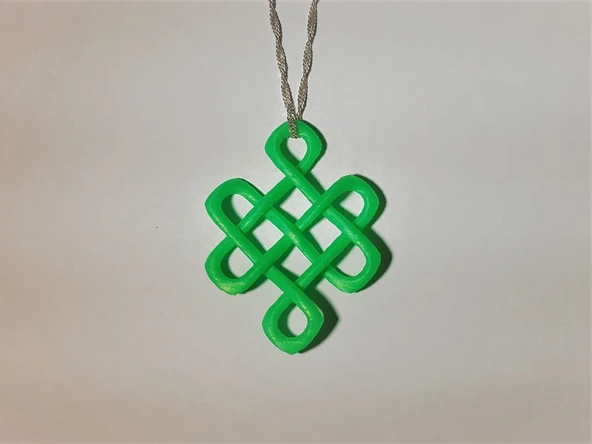 Byr Uzun Ömürlü Celtic Düğümü Kolye (Sadece Plastik Aparattır!!!) 3D ürün görseli